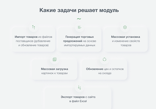 INTEC: Импорт/Экспорт - загрузка каталога товаров из Excel